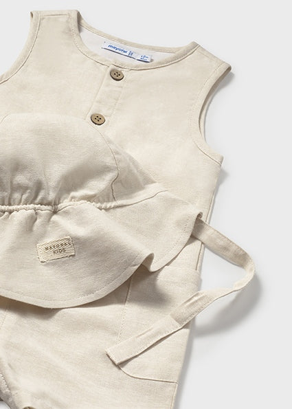 MAYORAL - completo Salopette e cappello Bambino