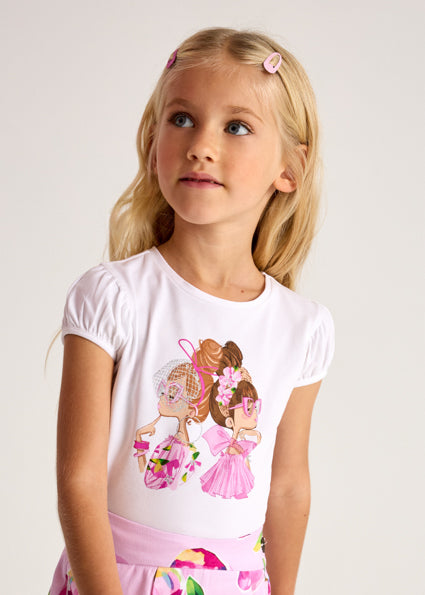 MAYORAL - Maglia con bambole Bambina