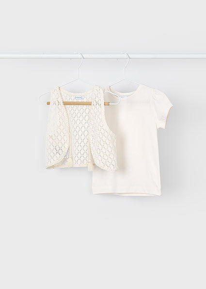 MAYORAL - Maglia con gilet Bambina