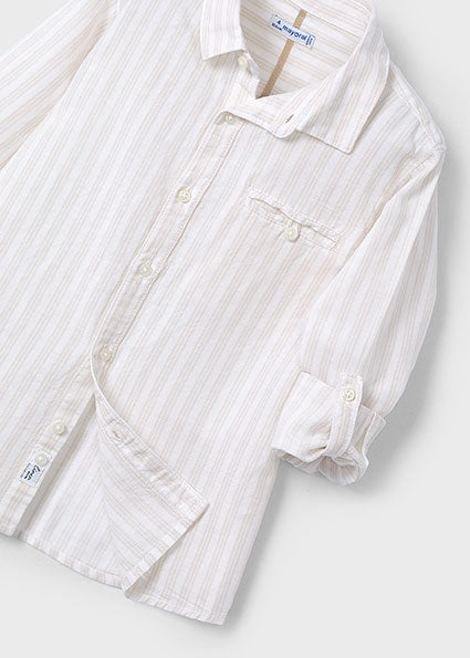 MAYORAL - Camicia lunga in lino bimbo