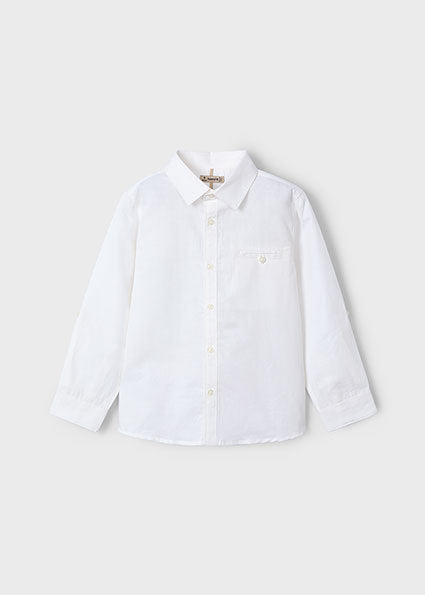 MAYORAL - Camicia lunga in lino bimbo