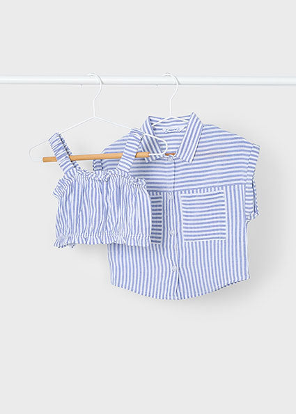MAYORAL - Blusa 2 pezzi Bambina