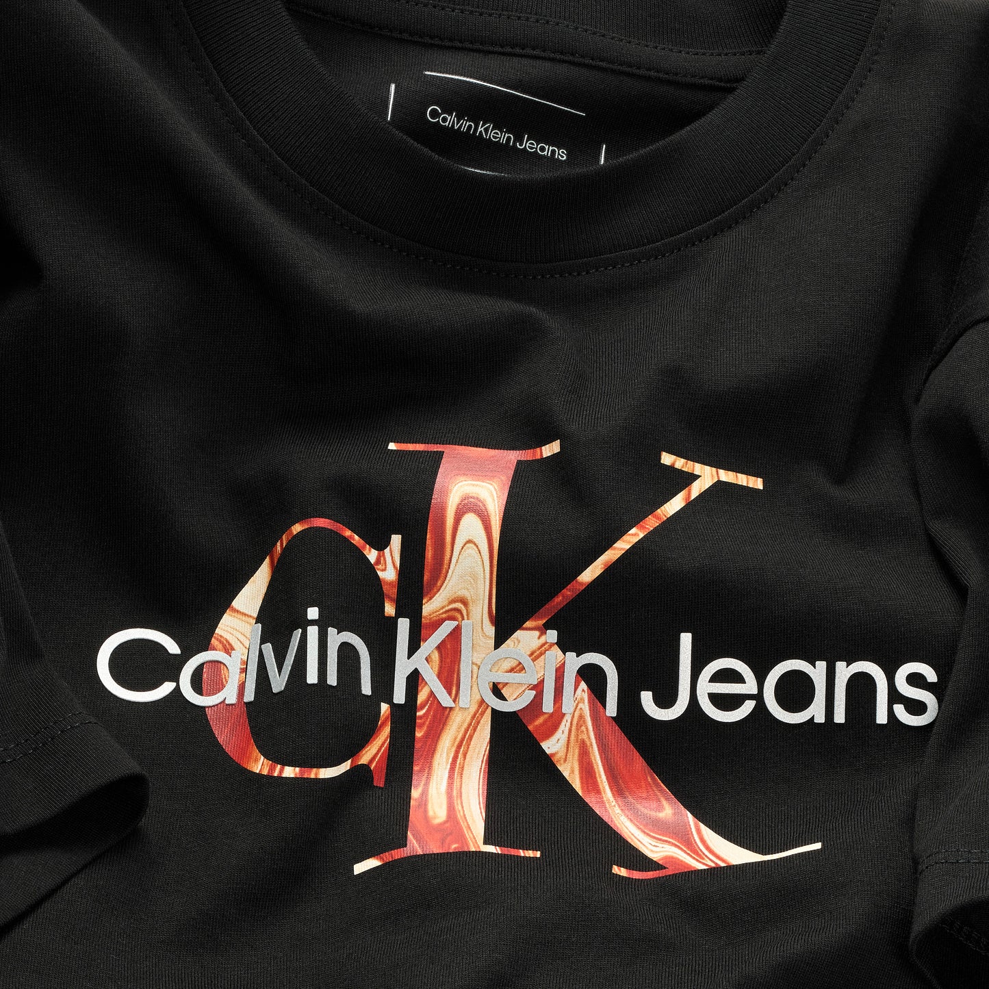 CALVIN KLEIN - Tshirt nera Ragazzo
