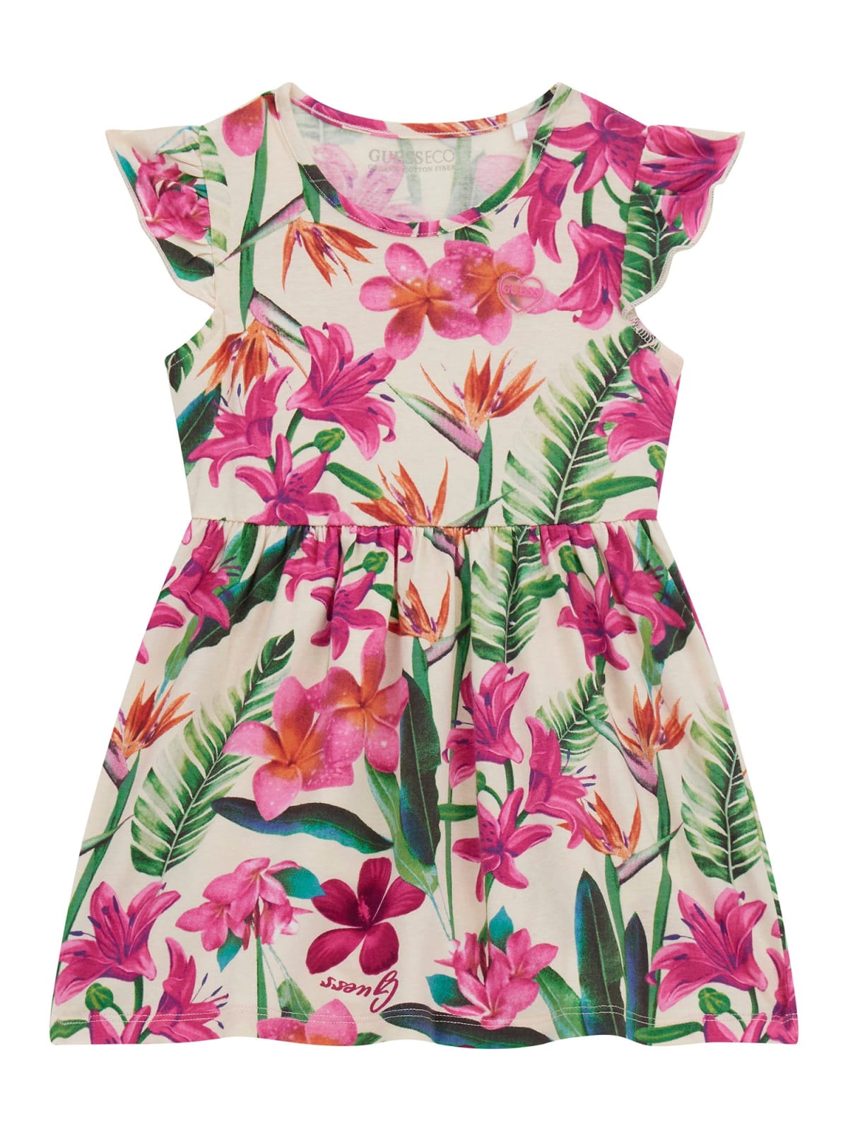 GUESS - Abito flores Bambina