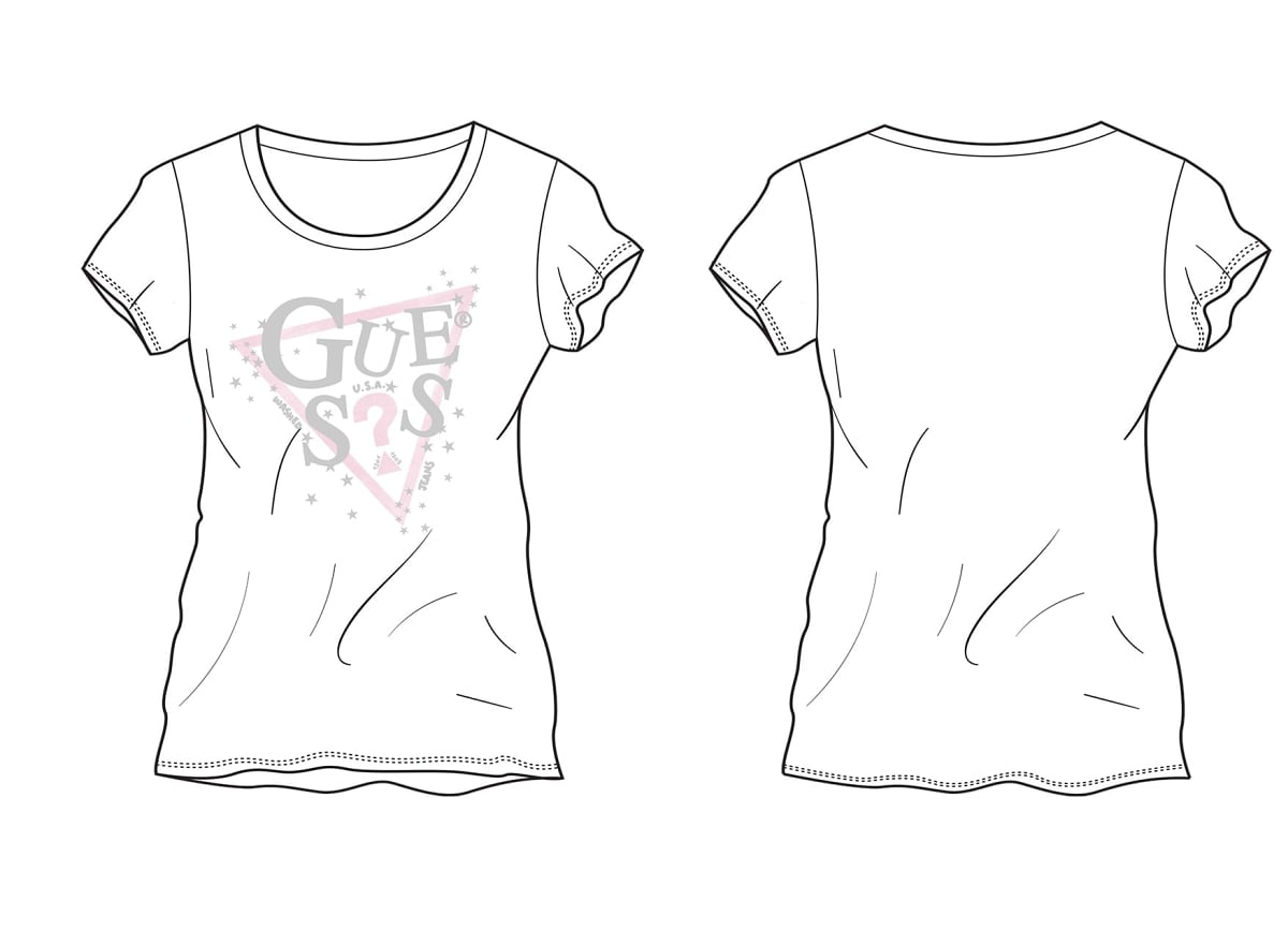 guess - tshirt bambina