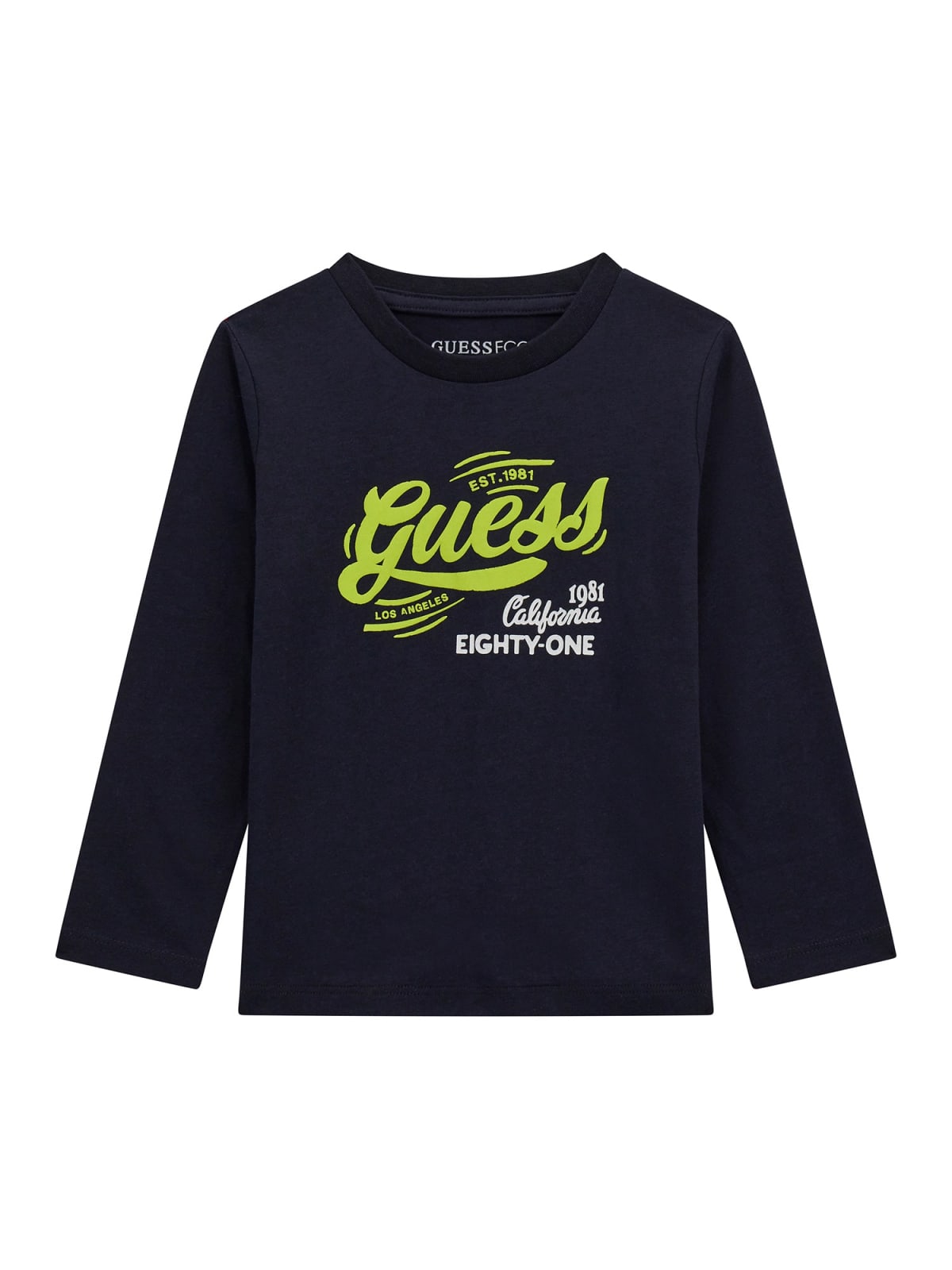 GUESS - T-shirt manica lunga logata Bambino