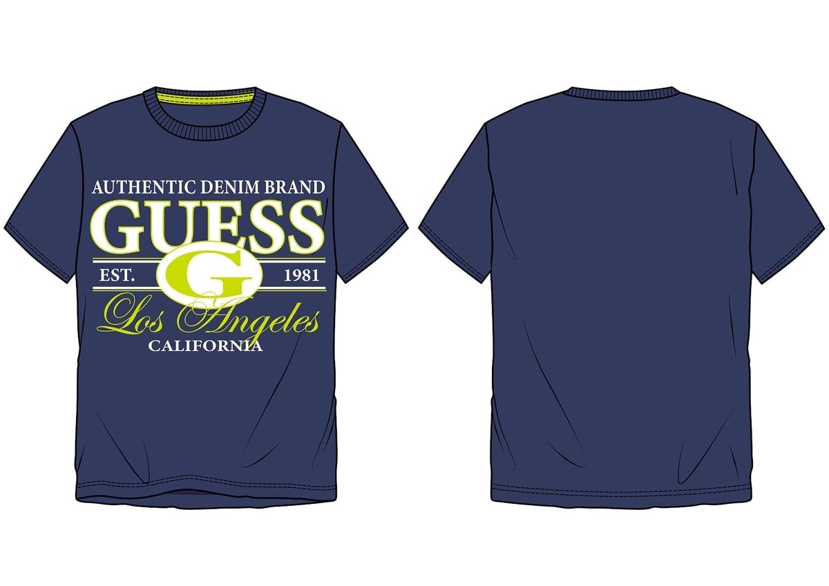 GUESS - Tshirt brand logo Bambino