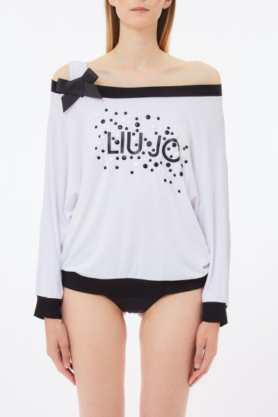 liujo - tshirt manica lunga donna