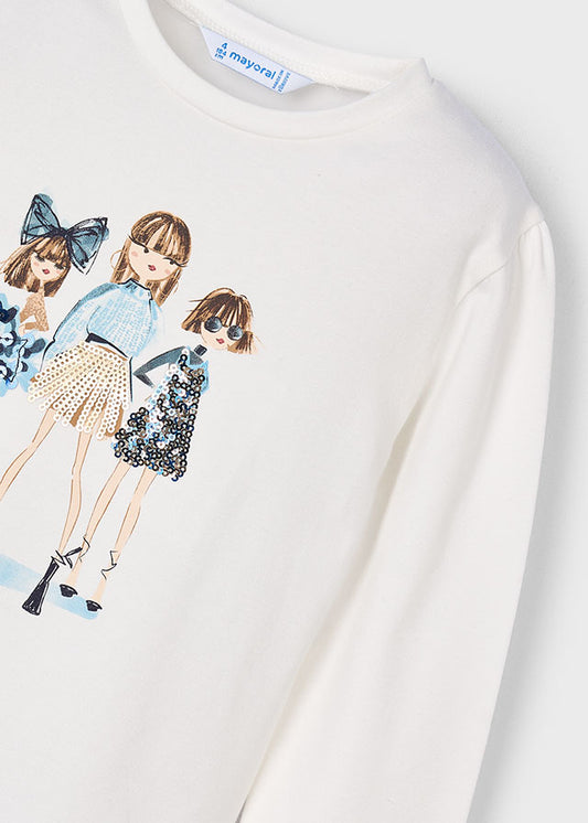 MAYORAL-Maglia Basic Girl