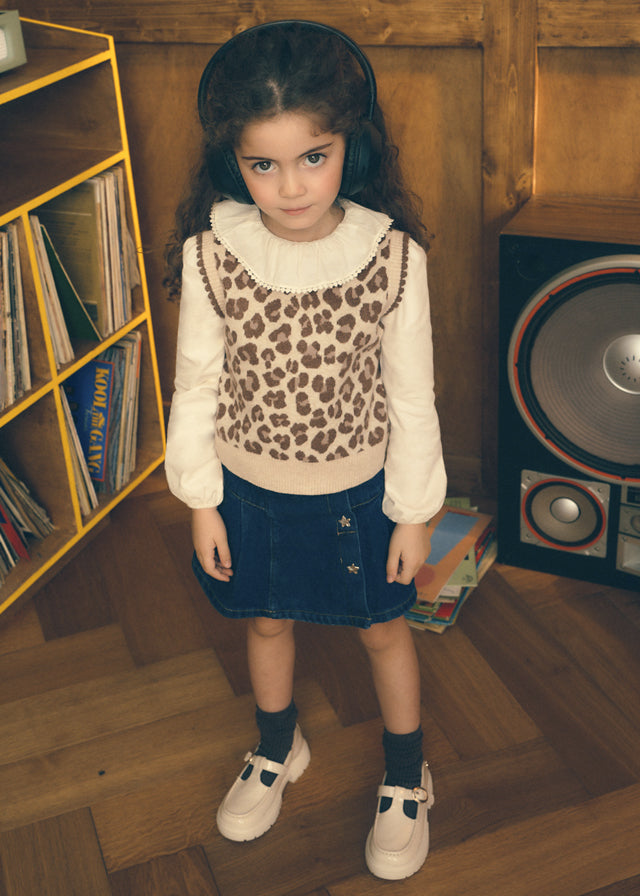mayoral-gilet girl
