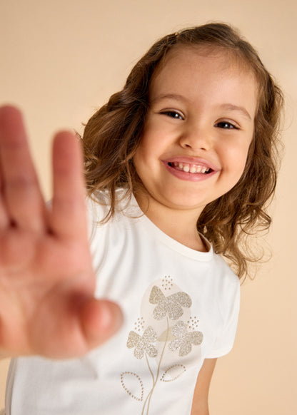 MAYORAL - Tshirt glitter Bambina