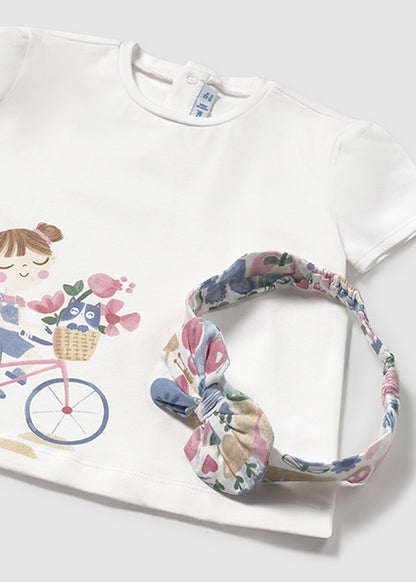 MAYORAL - Maglia +fascia Bambina