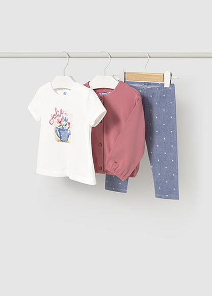 MAYORAL -Completo 3 pezzi  Bambina