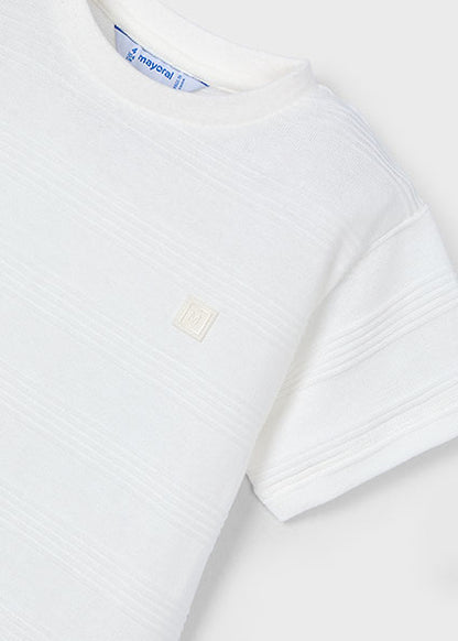 MAYORAL - Maglia a manica corta rigata bimbo