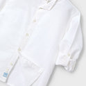 MAYORAL - Camicia lunga coreana in lino bimbo