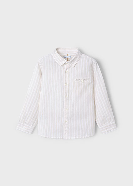 MAYORAL - Camicia lunga in lino bimbo