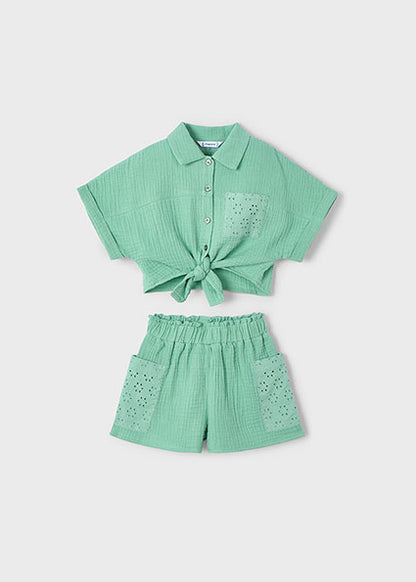 MAYORAL - Completo con shorts Bambina