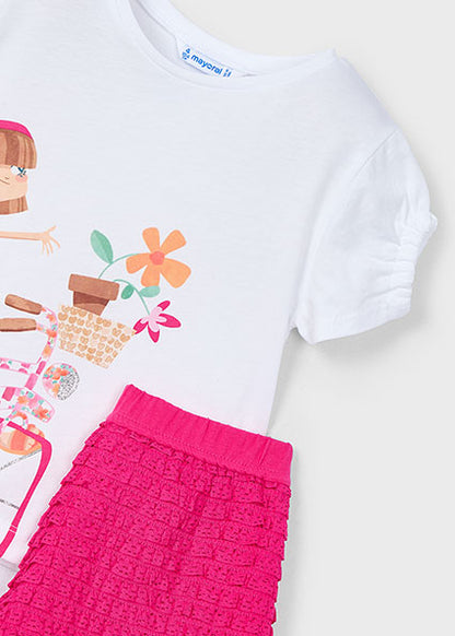 MAYORAL - Completo con shorts Bambina