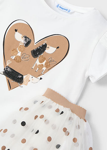 MAYORAL - Completo con gonna Bambina