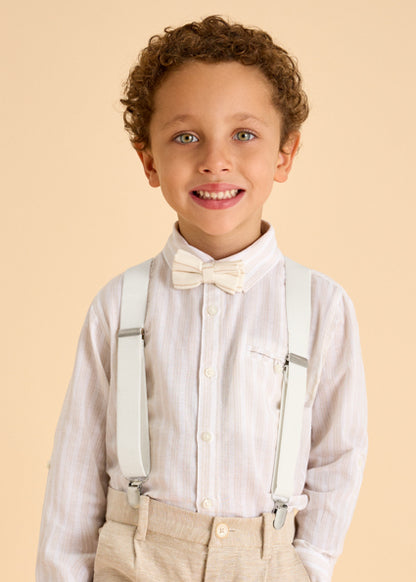 MAYORAL - set accessori papillon + bretelle
