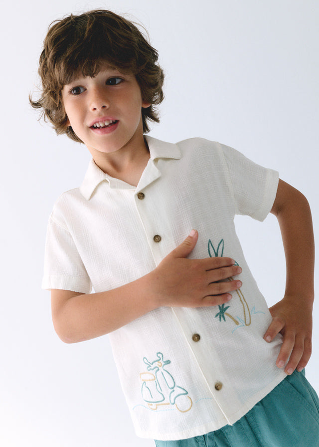 mayoral-camicia basic boy