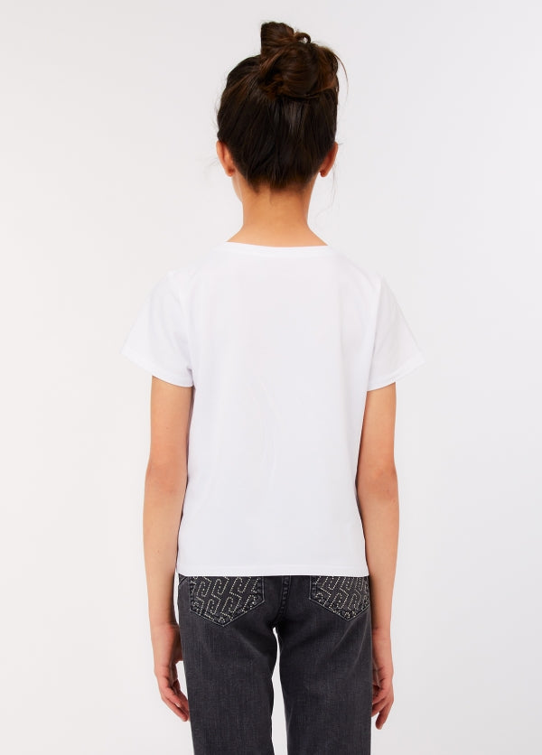 liujo-tshirt + bag girl