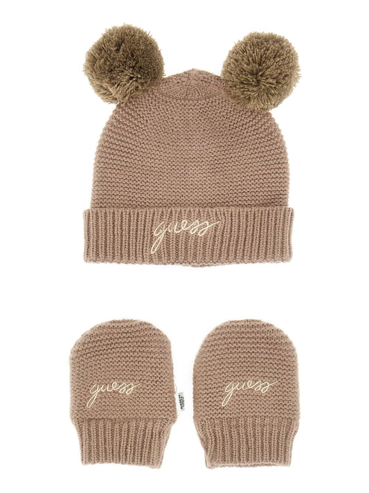 GUESS-Set cappello +guanti Unisex