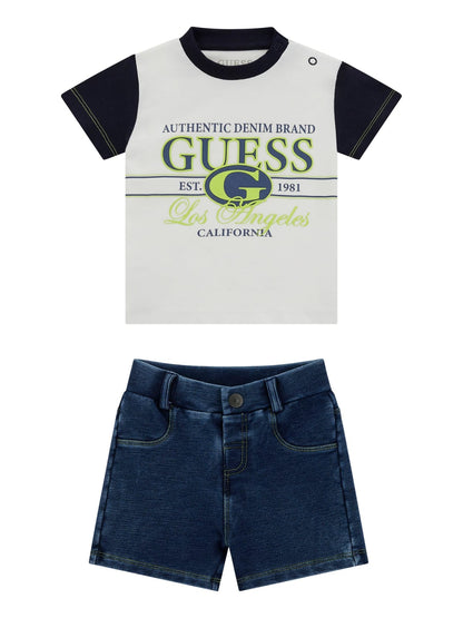 GUESS - Completo maglia e shorts Bambino