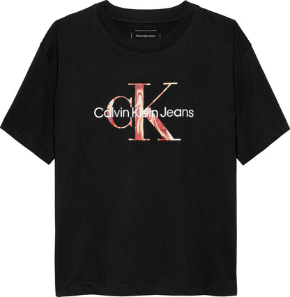 CALVIN KLEIN - Tshirt nera Ragazzo