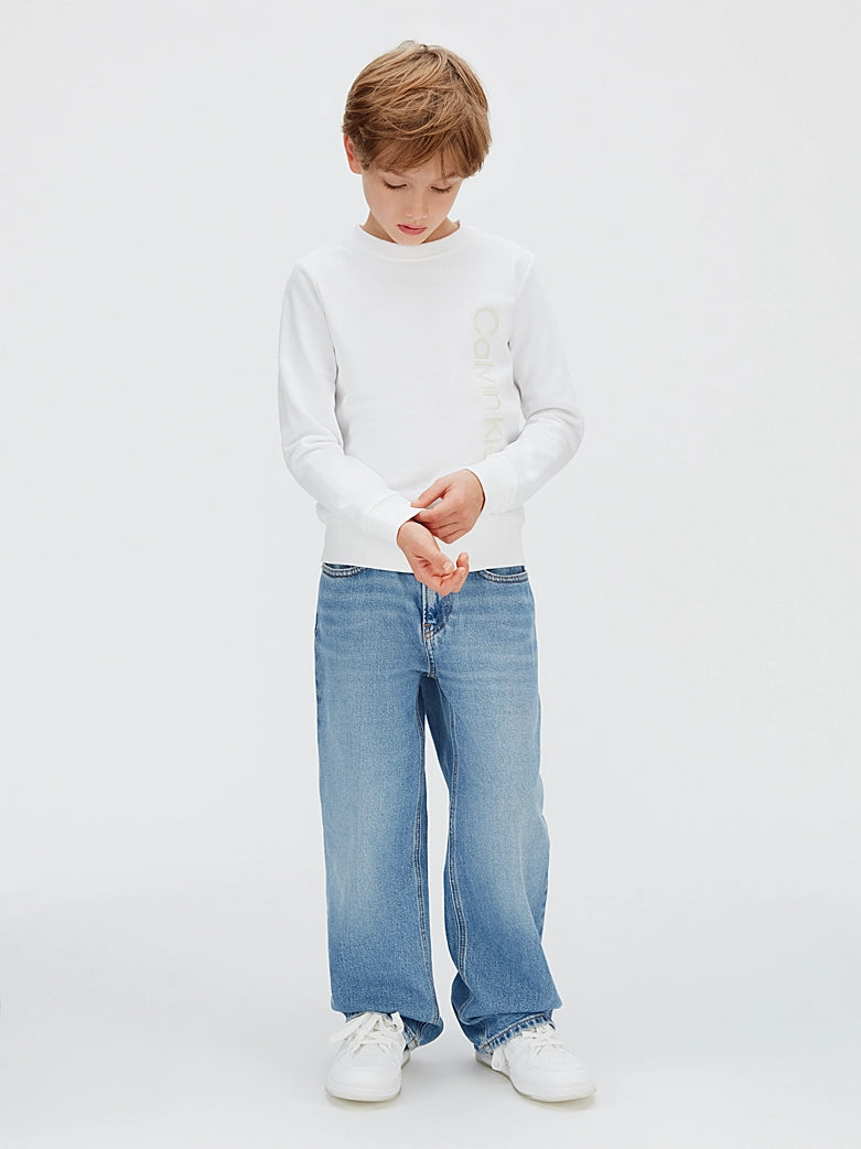 calvin klein-felpa boy