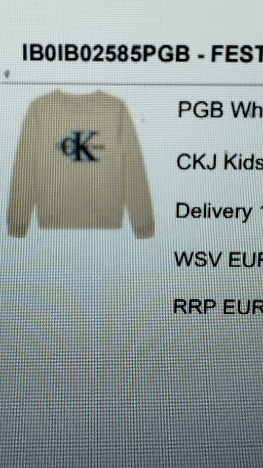 CALVIN KLEIN-Felpa Boy