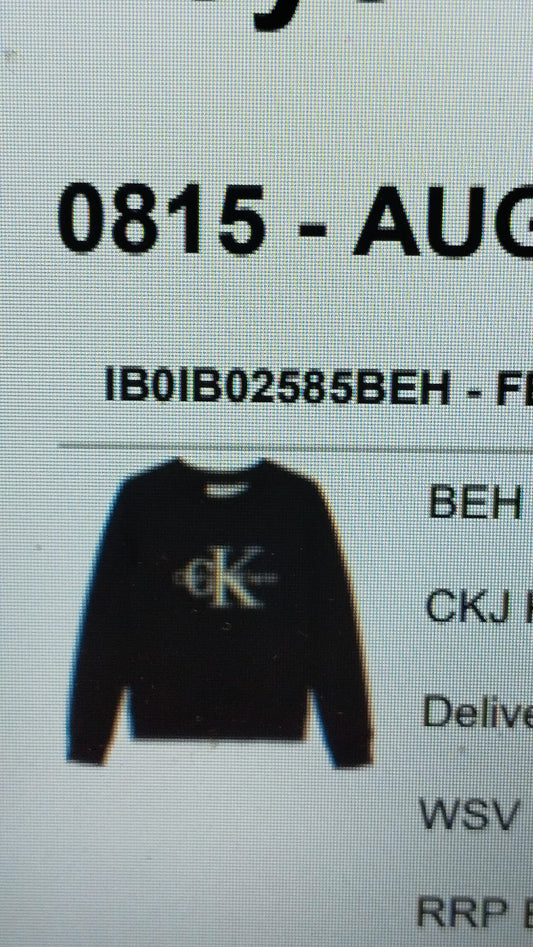 CALVIN KLEIN-Felpa Boy
