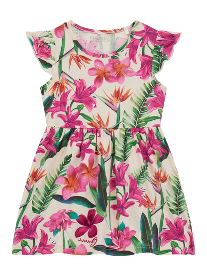 GUESS - Abito flores Bambina