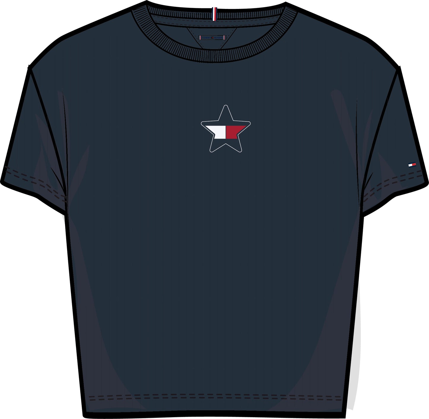 tommyhilfiger-maglia basic girl