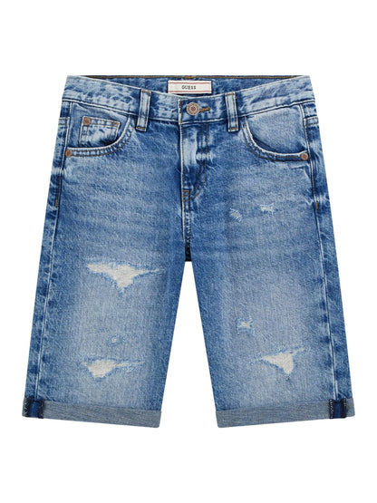 GUESS -  Shorts in denim Ragazzo