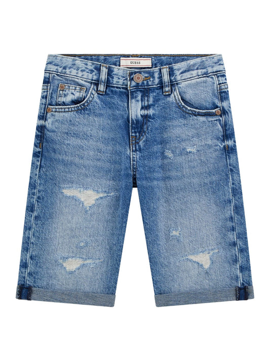 GUESS -  Shorts in denim Ragazzo