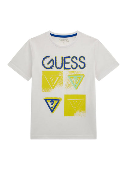 GUESS -  Tshirt 4 logos Ragazzo