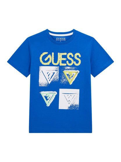 GUESS -  Tshirt 4 logos Ragazzo