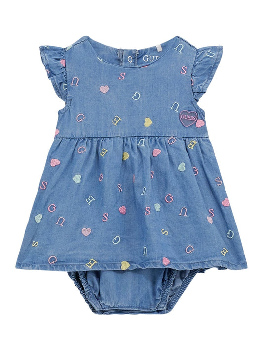 GUESS - Abito heart Bambina