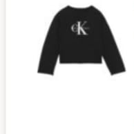 calvin klein-felpa girl